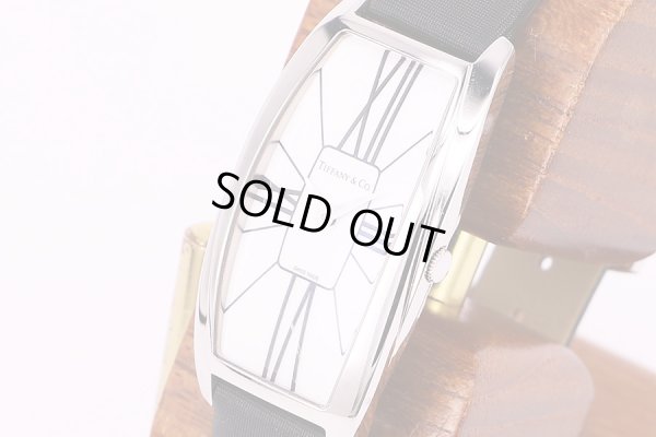 ティファニー　ジェメア　Z6401　白文字盤　サイド拡大