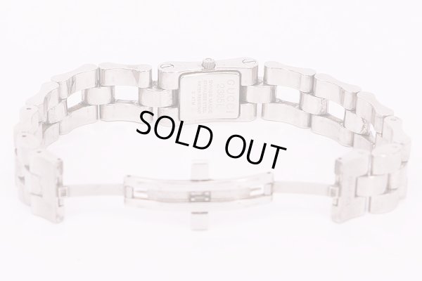 グッチ　GQ2305L　黒文字盤　ブレス