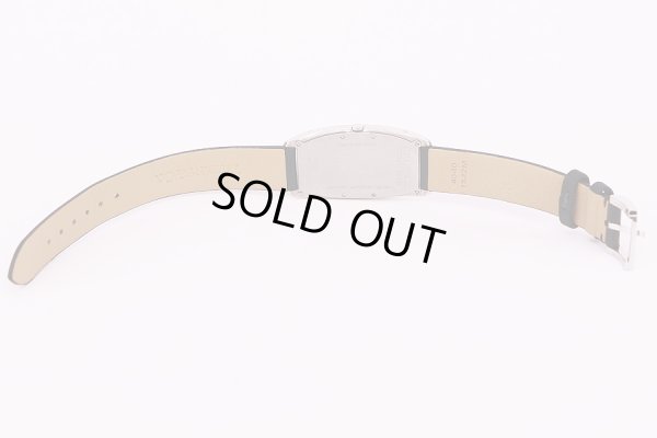 ティファニー　ジェメア　Z6401　白文字盤　革ベルト