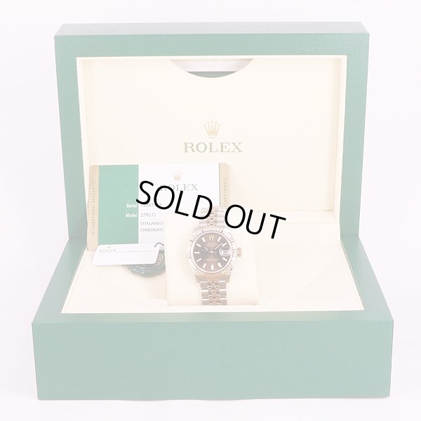 ロレックス　279171　茶文字盤　箱