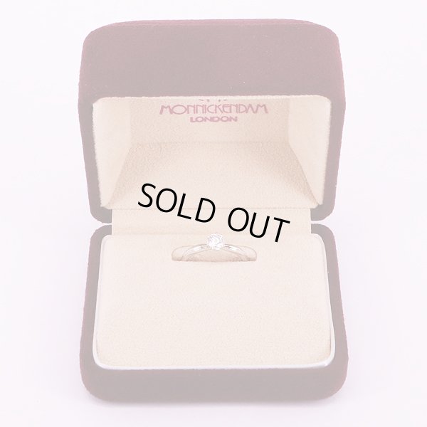 モニッケンダム　PT1000 ダイアイリリング 0.438ct 3.50g　箱