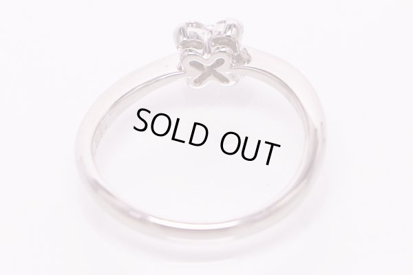 ロイヤル・アッシャー PT900 ダイアイリリング 0.16ct 3.40g 内側