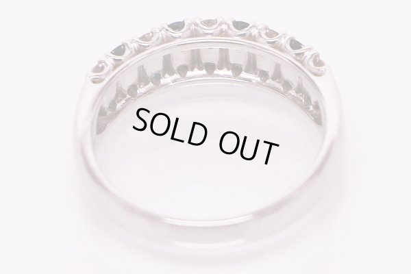 PT900 アレキサンドライトダイアイリリング 0.53ct 0.47ct 6.50g　内側