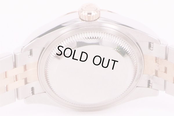 ロレックス　279171　茶文字盤　裏面拡大