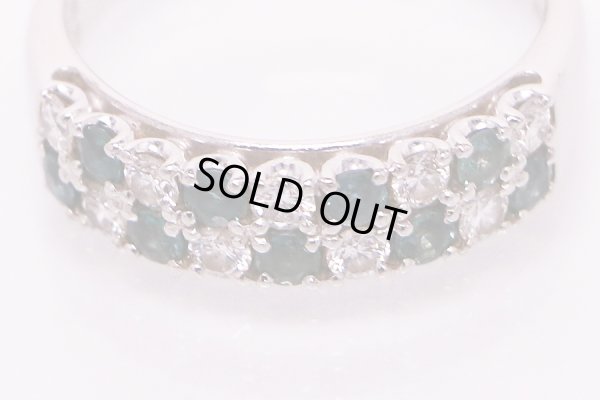 PT900 アレキサンドライトダイアイリリング 0.53ct 0.47ct 6.50g　拡大