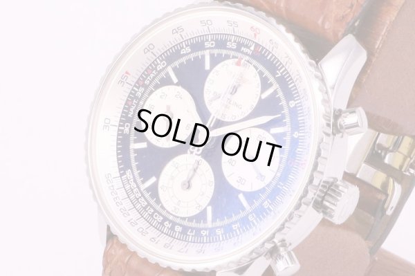 ブライトリング　ナビタイマー　ツインシックスティ　A39022　黒文字盤　サイド拡大