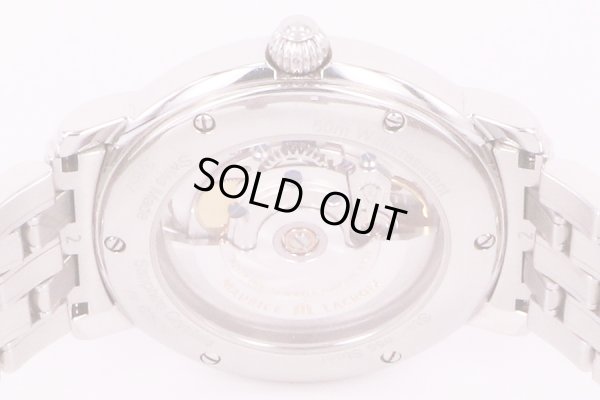 モーリス・ラクロア　マスターピース　ファイヴハンズ　MP6328　銀文字盤　裏面拡大