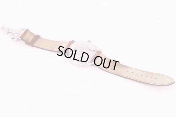 ブライトリング　ナビタイマー　ツインシックスティ　A39022　黒文字盤　革ベルト状態(1)