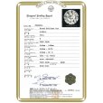 モニッケンダム　PT1000 ダイアイリリング 0.438ct 3.50g　鑑定書(1)