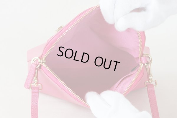 フルラ　PIPER MINI CROSSBODY　ミニショルダーバック　822131　ローズ　中身