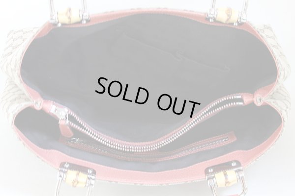 グッチ バンブートート 232947 486628 ベージュ/ピンク 中身