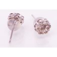 K18WG ダイアイリピアス 0.25ct*2 0.90g　裏面(2)