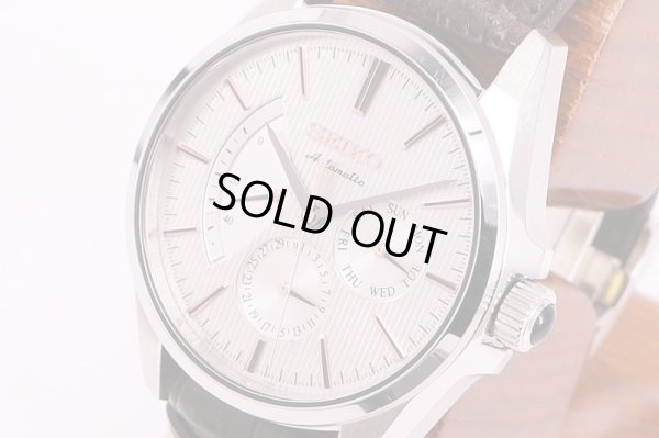 セイコー　プレサージュ　SARW033　6R21-01C0　グレー文字盤　サイド拡大