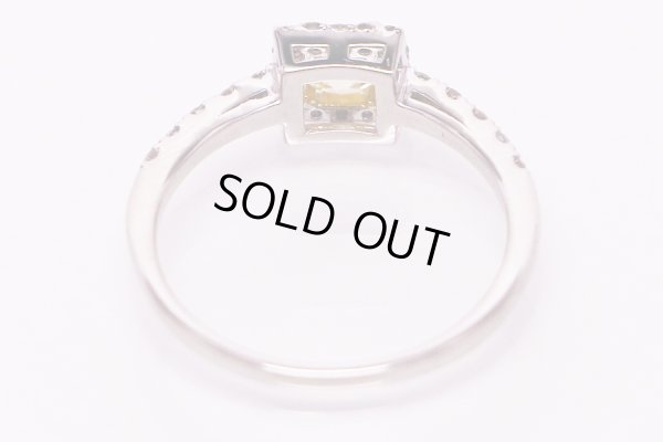 PT900 ダイアイリリング 0.404ct 0.25ct 2.90g　内側