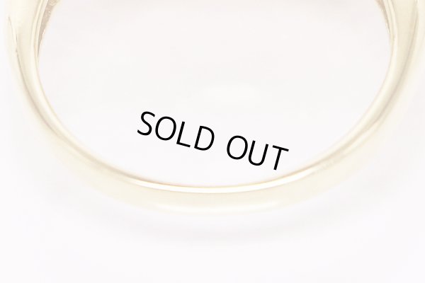 K18 イエローパールダイアイリリング 11.90mm 0.45ct 6.20g　外側