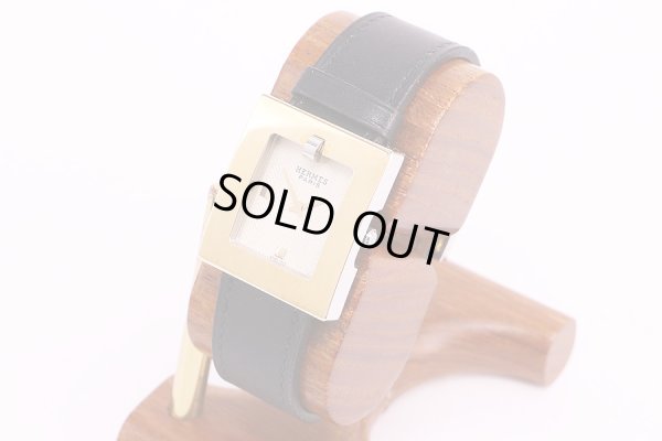 エルメス　ベルトウオッチ　BE1.220　コンビ　白文字盤　サイド