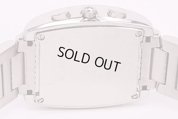 サントノーレ　ローマンレディ　クロノグラフ　銀文字盤　裏面拡大