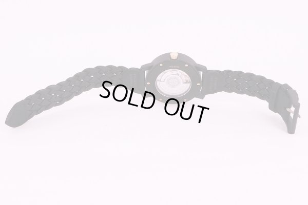 ブルガリ　カーボンゴールド　BB40　BCGLD/N　黒文字盤　革ベルト