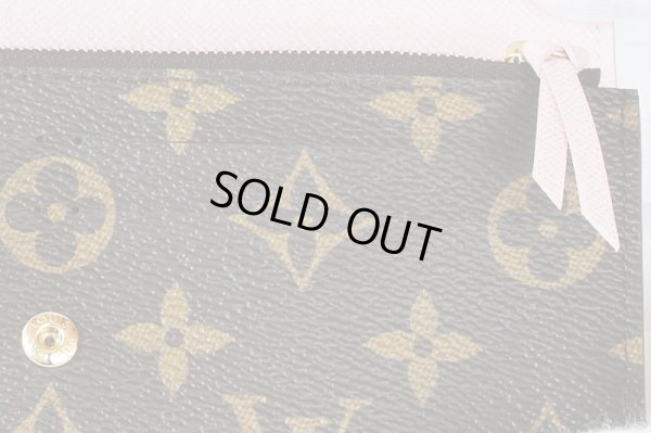 ルイ・ヴィトン ポルトフォイユ・エミリー M61289 ローズ・バレリーヌ カードケース