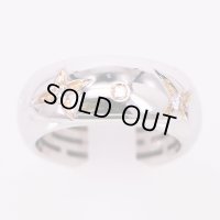 K18WG ダイアイリリング 0.27ct 10.20g