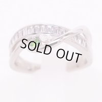 PT900 デマントイドガーネットダイアイリリング 0.08ct 0.71ct 7.60g
