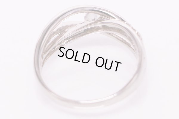 PT900 ダイアイリリング 0.302ct 0.15ct 6.30g　内側