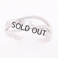 PT900 ダイアイリリング 0.302ct 0.15ct 6.30g