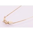 K18 ダイアイリペンダントネックレス 0.15ct 2.60g　留め具