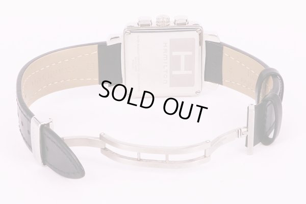 ハミルトン　ロイド　クロノグラフ　H194120　黒文字盤　革ベルト