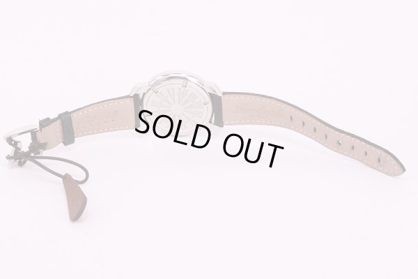 ガガ・ミラノ　マニュアーレ40　5020　白シェル文字盤　革ベルト