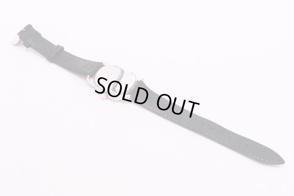 ティファニー　マーククーペ　銀文字盤　革ベルト状態