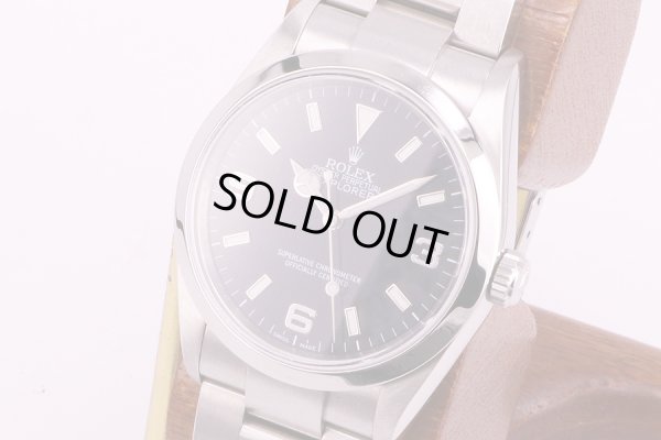 ロレックス　114270　Z920307　エクスプローラーI　黒文字盤　サイド拡大