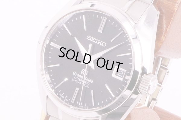 セイコー　グランドセイコー　SBGH005　9S85-00A0　ハイビート　黒文字盤　サイド拡大