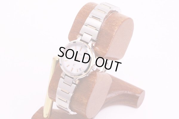 シチズン　クロスシー　H054-T017908　電波エコドライブ　白文字盤　サイド