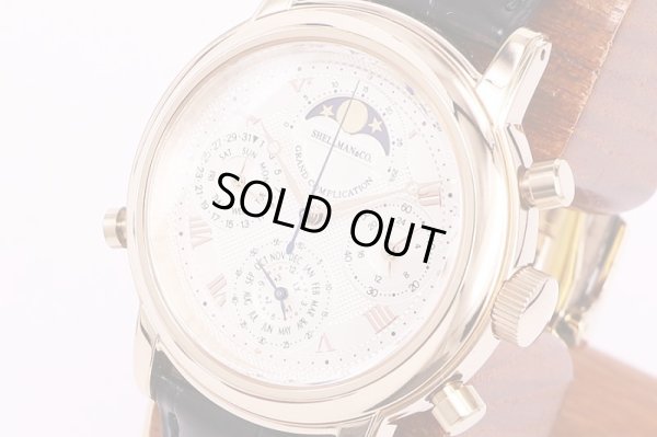 シェルマン　グランドコンプリケーション　プレミアム　白文字盤　サイド拡大