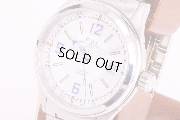 ボール　レーサー　NM2088C-S2J-WHBE　白文字盤　青インデックス　サイド拡大