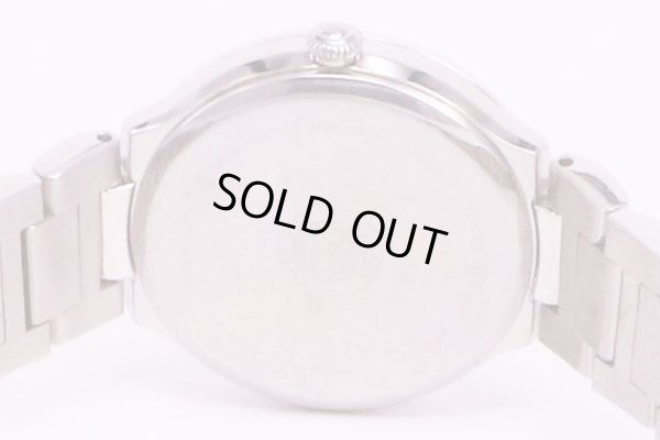 シチズン　E031-S978016 　エコドライブ　銀文字盤　ベゼルラインストーン　裏面拡大