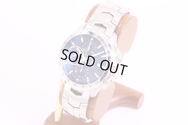 タグホイヤー　リンク　クロノグラフ　CAT2010　黒文字盤　サイド