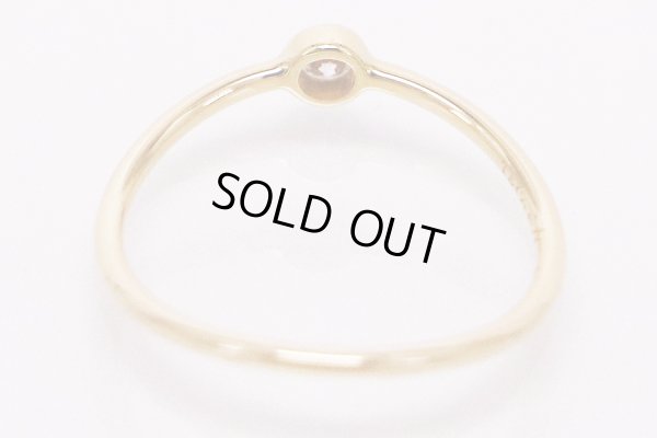 ティファニー　ウェーブ シングル ロウ ダイアイリリング 0.90g　内側