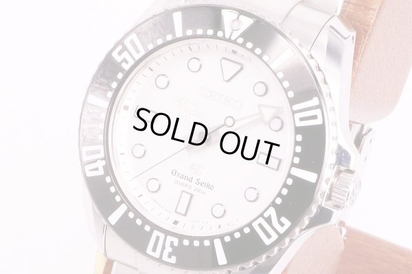 セイコー　グランドセイコー　ダイバーズ　200m SBGX115 9F61-0AF0　銀文字盤　サイド拡大