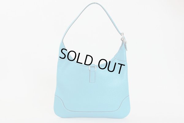 エルメス　トリム24 ターコイズ／SIV金具　裏面