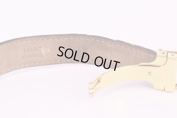 カルティエ　タンク　ベルメイユ　白文字盤　革ベルト状態(2)