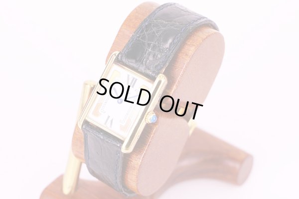 カルティエ　タンク　ベルメイユ　白文字盤　サイド