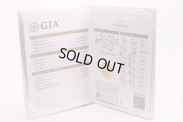 俄　PT950 ダイアイリリング 0.27ct 3.80g　鑑定書(2)