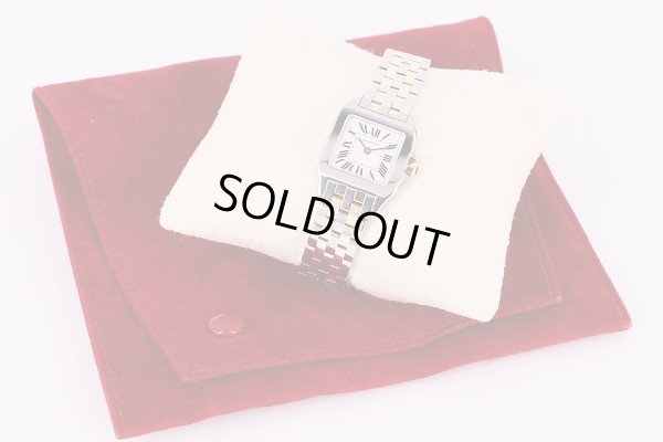 カルティエ　サントス　ドゥモワゼルコンビ　2698　白文字盤　仮ケース