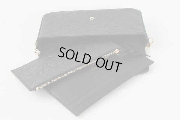 ルイ・ヴィトン　ポシェット・フェリーチェ M64064 ノワール　取り外し可能な２つの内ポケット