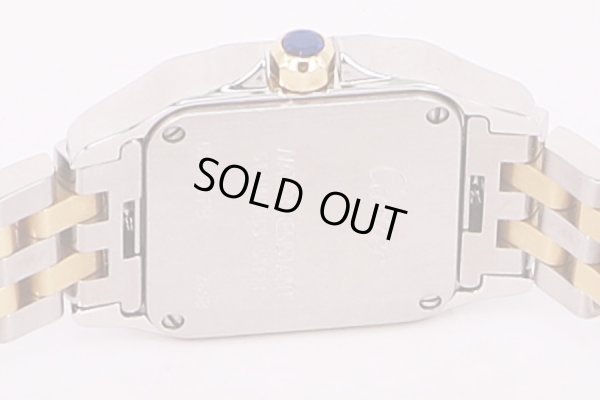 カルティエ　サントス　ドゥモワゼルコンビ　2698　白文字盤　裏面拡大