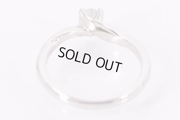 俄　PT950 ダイアイリリング 0.27ct 3.80g　内側