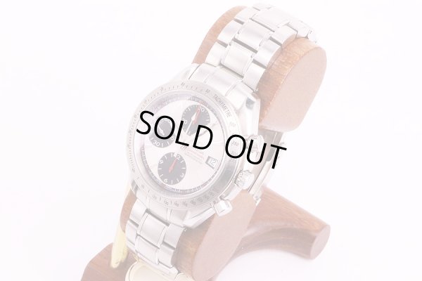 オメガ　スピードマスターデイト　3211.31　銀文字盤　黒インダイアル　サイド