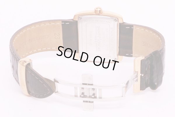 サントノーレ　ローマホライズン　722031.18　銀文字盤　革ベルト